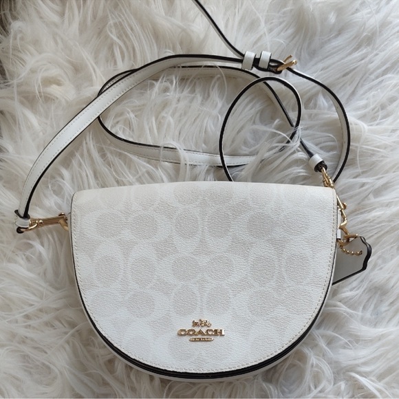 Coach Cream Ellen Crossbody Bag with Gold-Tone Hardware w/COA - Picture 15 of 17